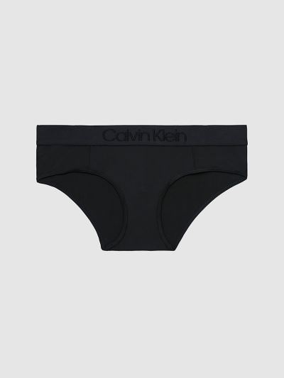 Calvin Klein Underwear HU065409 | Calvin Klein Tonal Logo Női Csípő Bugyi Fekete